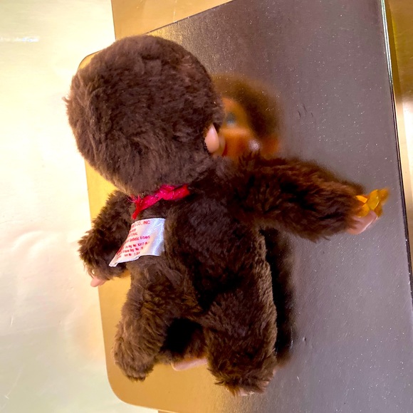 RUSS BERRIE VTG 1977 MONKEY CHIMP THUMKEY MERRY CHRISTMAS BROWN MONKEY & BANANA - Picture 9 of 11